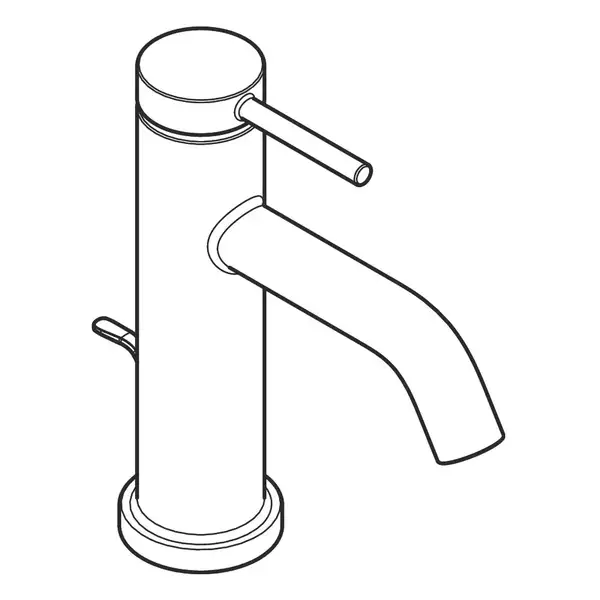 HANSGROHE Tecturis S Змішувач для раковини, матова бронза (73302140)