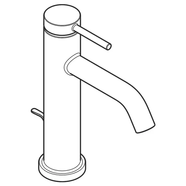 Hansgrohe Tecturis S Змішувач для раковини, матова бронза (73310140)