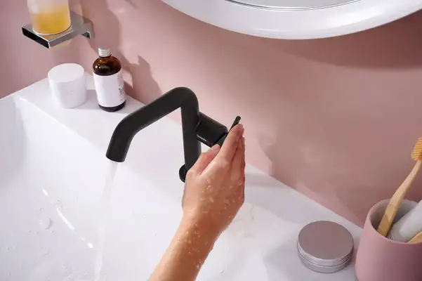 Hansgrohe Tecturis S Змішувач для раковини, чорний матовий (73320670)