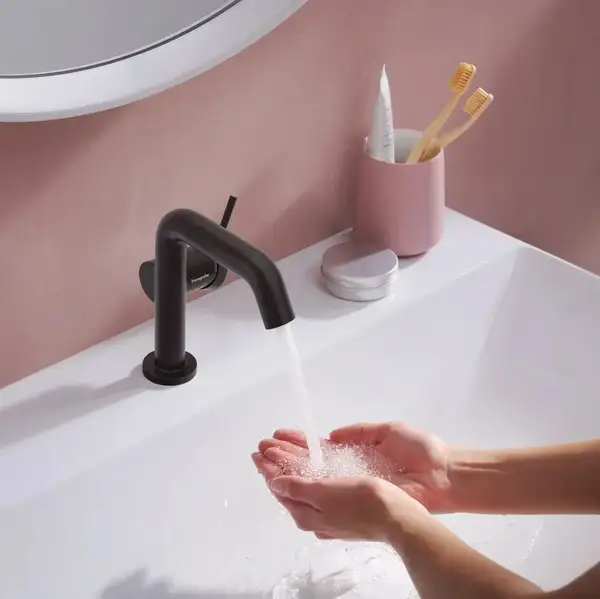 Hansgrohe Tecturis S Змішувач для раковини, чорний матовий (73320670)
