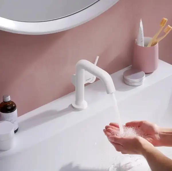 Hansgrohe Tecturis S Змішувач для раковини, білий матовий (73320700)