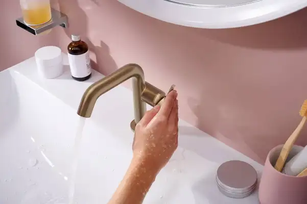 Hansgrohe Tecturis S 110 Змішувач для раковини, матова бронза (73321140)