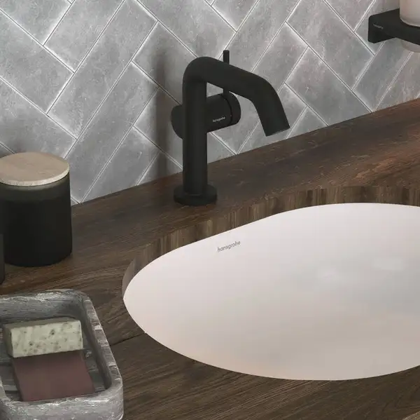 Hansgrohe Tecturis S 110 Змішувач для раковини, чорний матовий (73321670)