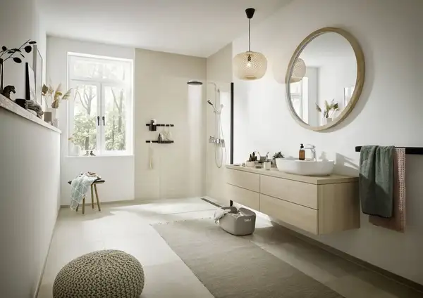 Смеситель для раковины Hansgrohe Vivenis (цвет - хром), с донным клапаном (75020000) фото 4 Aquada.com.ua