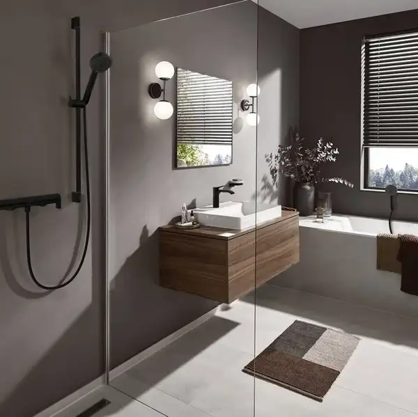 Змішувач для умивальника Hansgrohe Vivenis 110, Matt Black (75022670)