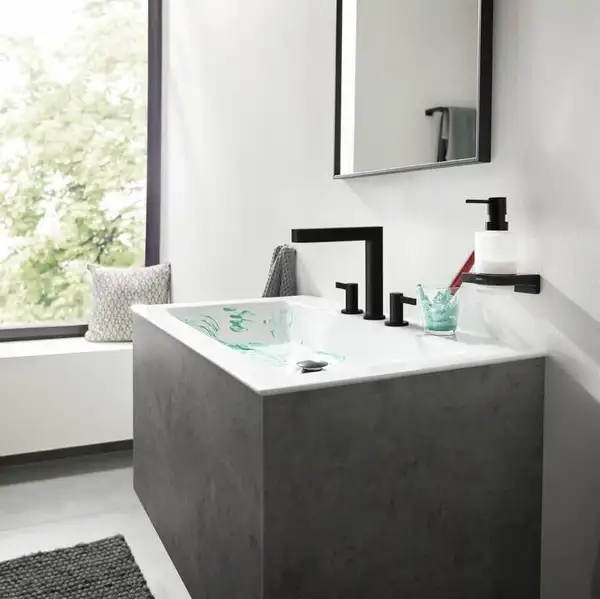 Hansgrohe Finoris 110 Змішувач для умивальника, чорний (76033670)