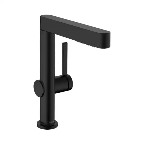 Hansgrohe Finoris 230 Змішувач для умивальника, чорний матовий (76063670)