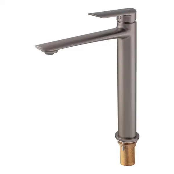 KOER KB-11028-07 Змішувач для умивальника високий, хром (KR5296)