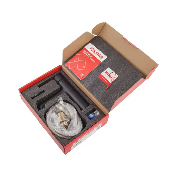 KOER KB-10029-05 Смеситель для умывальника, черный (KR5487)