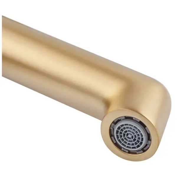 KOER KB-10029-12 Смеситель для умывальника, матовое золото (KR5501)