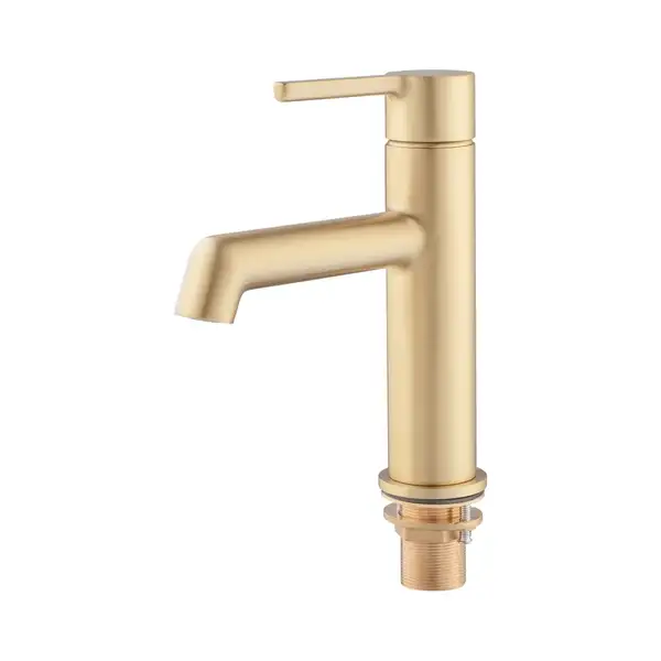 KOER KB-10029-12 Смеситель для умывальника, матовое золото (KR5501)