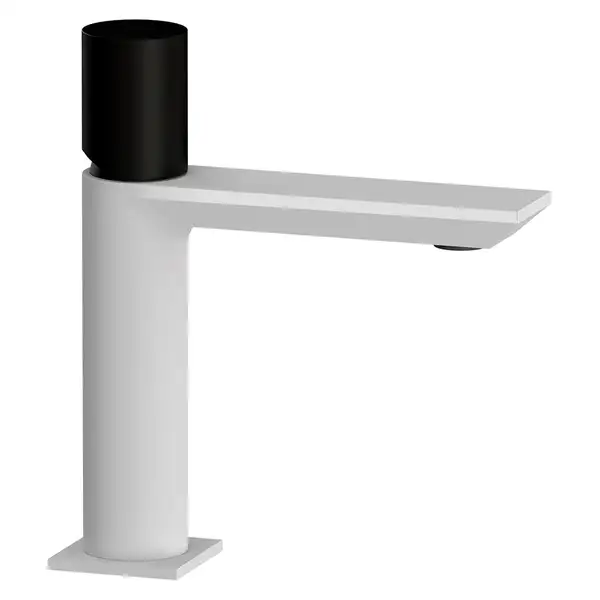 Змішувач для умивальника Mariani 5th Avenue design AV7, білий матовий / чорний матовий (380AV7.BN) (380 DESIGN.BN AV7)