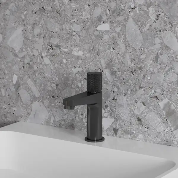 Omnires Contour Смеситель для умывальника, антрацит (CT8010AT)