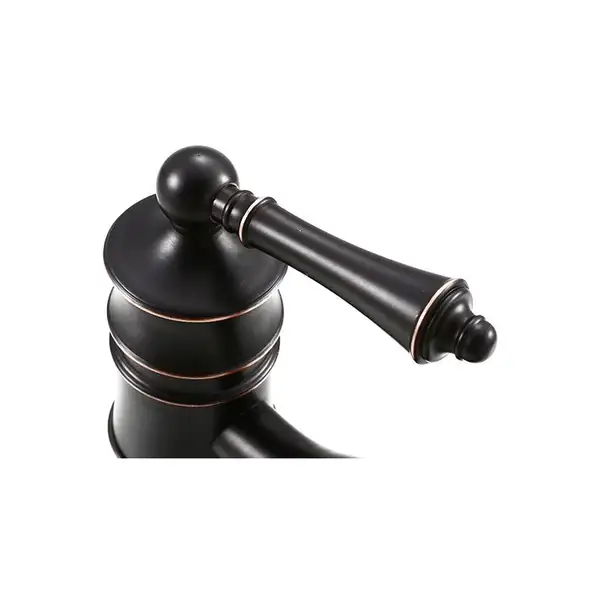 Смеситель для раковины (умывальника) REA VINTAGE OLD BLACK черный высокий (REA-B0227)