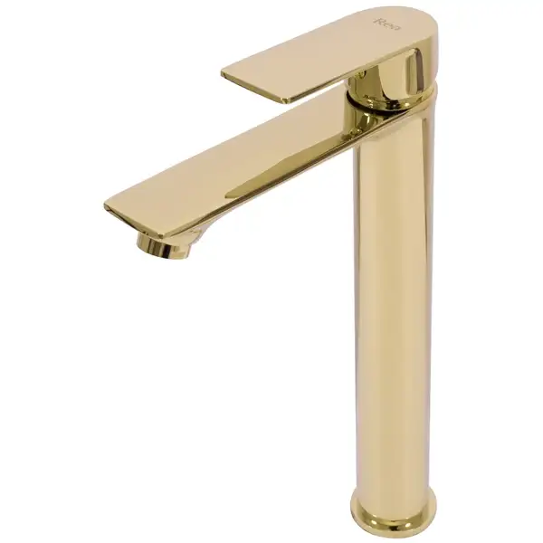 Смеситель для раковины (умывальника) REA MAYSON GOLD золотой высокий (REA-B5103)