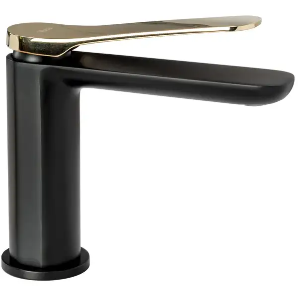 Смеситель для раковины (умывальника) REA CREEK BLACK GOLD низкий (REA-B8503)