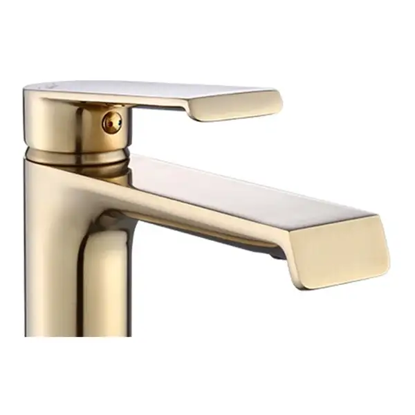 Смеситель для раковины (умывальника) REA HASS BRUSHED GOLD высокий (REA-B9971)