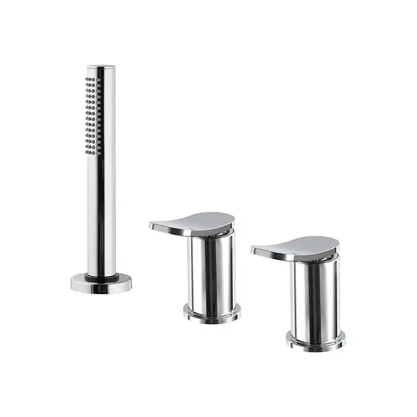 Fima Carlo Змішувач на борт ванни без виливу Fima Flo, хром (F3814/1CR) (F3814_1CR)