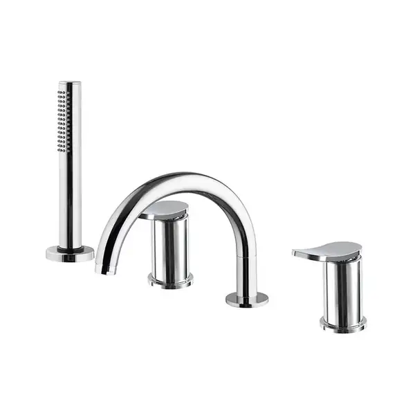 Fima Carlo Змішувач на борт ванни з виливом Fima Flo, хром (F3814CR)