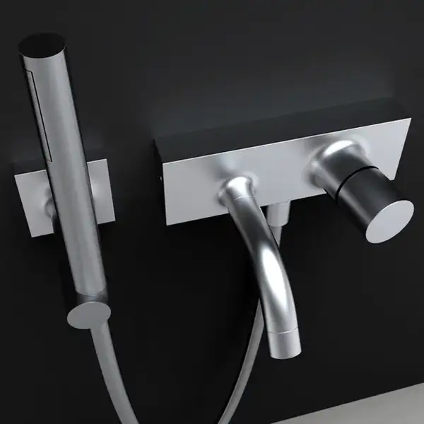 Змішувач з душем для ванни Fima Carlo Fluid (F3854BS)