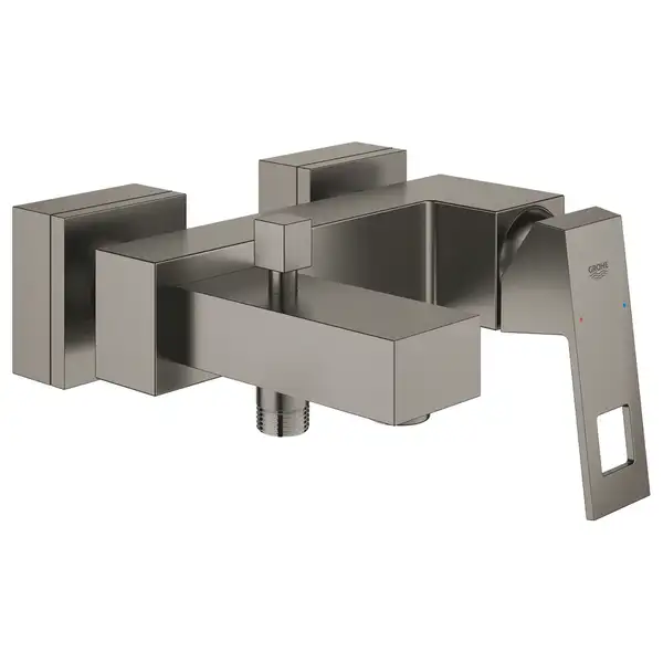 Смеситель для ванны Grohe Eurocube (цвет - тёмный графит, матовый) (23140AL0) фото 1 Aquada.com.ua