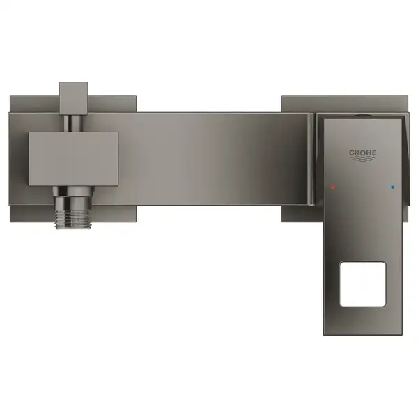 Смеситель для ванны Grohe Eurocube (цвет - тёмный графит, матовый) (23140AL0) фото 2 Aquada.com.ua