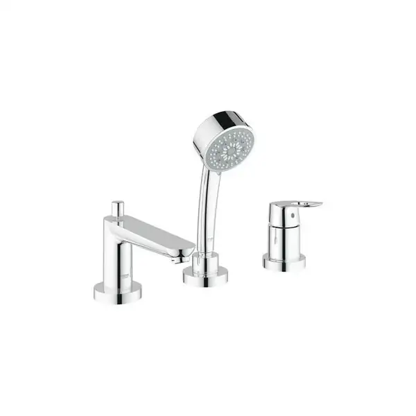 Смеситель на борт ванны Grohe Bau Edge (цвет - хром) (25117000) фото 1 Aquada.com.ua