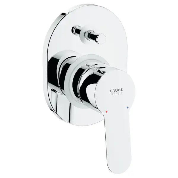 Смеситель для ванны/душа Grohe Bau Edge (цвет - хром) (29063000) фото 1 Aquada.com.ua