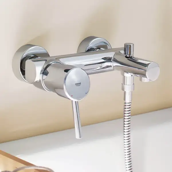 Смеситель однорычажный для ванны Grohe Concetto DN 15 (цвет - хром) (32211001) фото 2 Aquada.com.ua