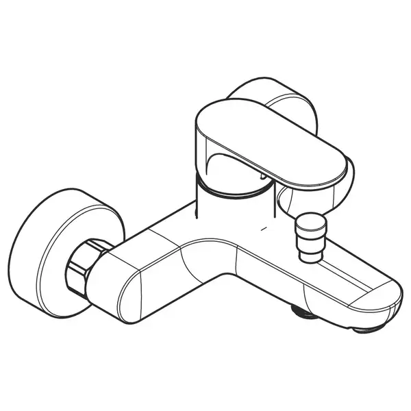 Hansgrohe Rebris Смеситель для ванны, хром (72440000)