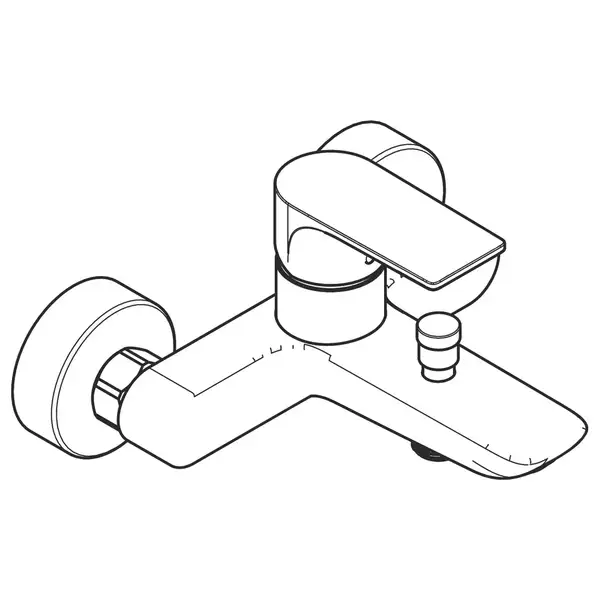 Hansgrohe Rebris E Смеситель для ванны, хром (72450000)