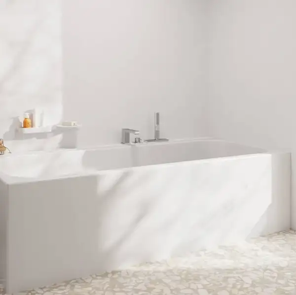 Змішувач на борт ванни Hansgrohe Tecturis E (колір - хром), з душовим гарнітуром 73443000