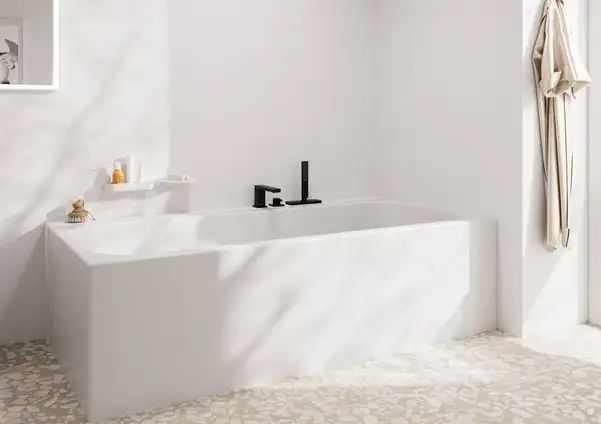 Змішувач на борт ванни Hansgrohe Tecturis E (колір - чорний матовий), з душовим гарнітуром 73443670