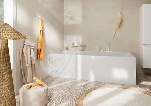 Hansgrohe Tecturis S Змішувач на борт ванни, білий матовий (73447700)