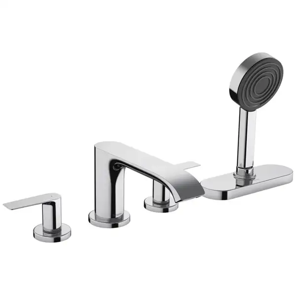 Змішувач на борт ванни Hansgrohe Vivenis з sBox на 4 отвори, хром (75444000)