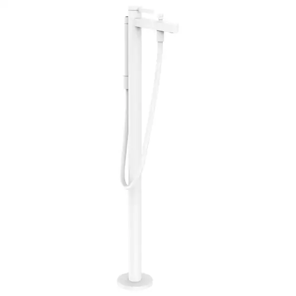 Смеситель для ванны напольный Hansgrohe Finoris (цвет - белый матовый) (76445700) фото 1 Aquada.com.ua