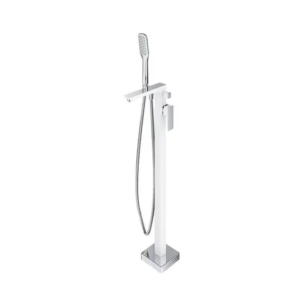 змішувач для ванни окремий Omnires Parma chrome/white (PM7433CRB)