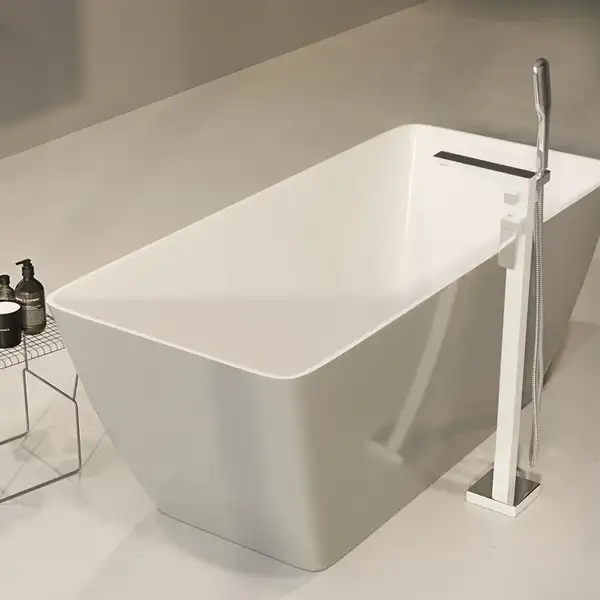 змішувач для ванни окремий Omnires Parma chrome/white (PM7433CRB)