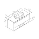 Imprese BLACK EDGE тумба, дерево (f32119OK(1))