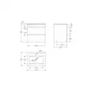 Imprese VACLAV комплект, белый (u08406403FH+с061010361)