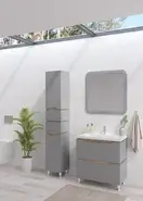 Mirater Сакраменто Тумба підлогова, сірий (000005677)