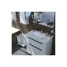 Sanwerk GRETA Тумба з умивальником 70 см, біла (MV0000884)