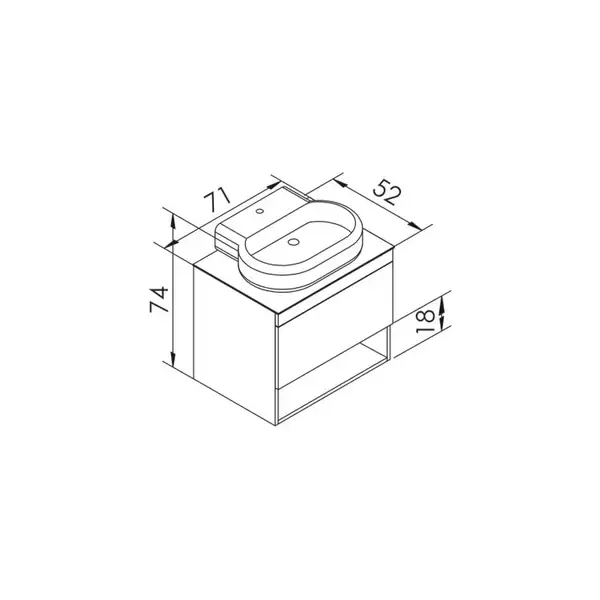 Imprese BLACK EDGE комплект меблів, дуб (f32117OK(3))