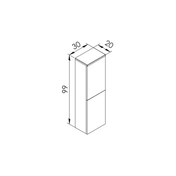 Imprese BLACK EDGE комплект меблів, дуб (f32117OK(3))