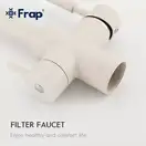 FRAP F4352-24 змішувач кухні, латунь (F4352-24)