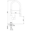 FRAP F4452-6 Змішувач кухонний, сірий (F4452-6)
