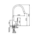 FRAP F4453-03 змішувач кухонний, білий (F4453-03)