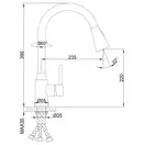 FRAP F6052 змішувач кухонний, хром (F6052)