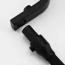 GAPPO G4317-6 змішувач кухонний 2 води, чорний