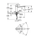 Grohe Get смеситель для кухни, нерж. сталь (30196DC0) (30196dc0)